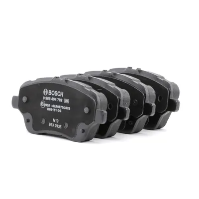 Produktbild von BOSCH Bremsbeläge Satz Vorne für FORD Fiesta Mk6 Schrägheck (JA8, JR8) 0 986 494 792