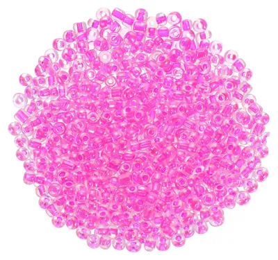 Glasperlen 2000 Stück, 3 mm, rosa-rot, DIY-Schmuck