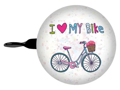 Produktbild von bb Klostermann GmbH bbeBells F.-Klingel I love my bike 60 neu (1)