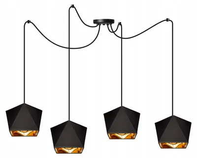 Obrázok produktu pre Loft Golden Spider Stropné Svetlo Lustre