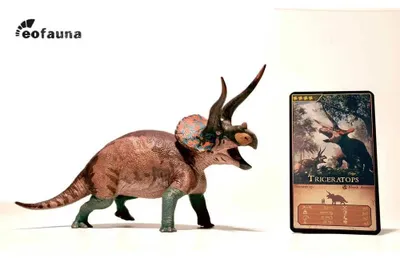 Produktbild von Eofauna Kryptische Triceratops-figur Mehrfarbig  Kinder Mehrfarbig One Size