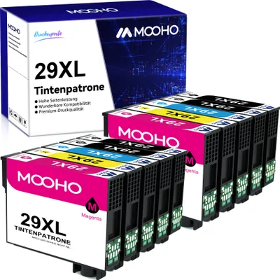 Produktbild von MOOHO 10er T2991 Kompatible für Epson 29XL Druckerpatronen XP-245 247 352 342 330 345 432 435 442 445