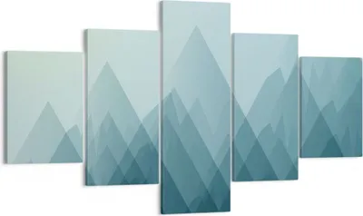 Produktbild von Bild auf Leinwand - Leinwandbild - Abstraktion modern - 125x70cm - Wand Bild - Wanddeko - Leinwanddruck - Bilder - Kunstdruck - Wanddekoration - Leinwand bilder - Wandkunst - EA125x70-4007