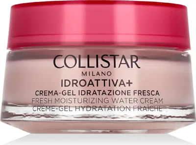 Produktbild von Collistar Idroattiva+ Fresh Moisturizing Water Cream, Frauen, 50 ml, Creme, Mischhaut, normale Haut, All ages, Feuchtigkeitsspendend, Schutz, ausgleichend, Auffrischend