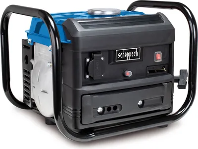 Produktbild von Scheppach Benzin Stromgenerator SG1000 Stromerzeuger Generator | 63 cm³ 1,6 PS 2-Takt Motor | max.700 W | 4 Liter Tank | 230 V Steckdose