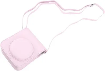 Immagine prodotto di Custodia protettiva per fotocamera Instax con tracolla regolabile - Rosa