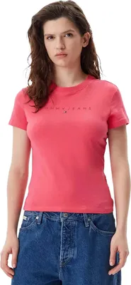 Produktbild von Tommy Jeans T-Shirt 'T-Shirt Tonal Linear', DW0DW20315, Amour, Gr. XL