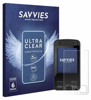 Produktbild von 6x Für Bosch Kiox 400C Schutzfolie Savvies Displayschutz Display Schutz Folie Klar Transparent