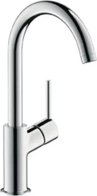 Produktbild von HANSGROHE Talis Waschtischmischer mit hohem, festem Auslauf und Push-Open-Spundloch verchromt - 32080000