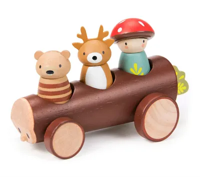 Obrázok produktu pre Tender Leaf Toys Baumstammtaxi, mit herausnehmbaren Figuren
