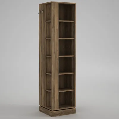 Produktbild von Skye Decor, Roll - Walnut, Schränke, Flurständer, Nussbaum, 44,8 x 180 x 44,8 cm