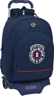 Produktbild von BlackFit8 Schulrucksack mit Rädern Marineblau 32 x 42 x 15 cm