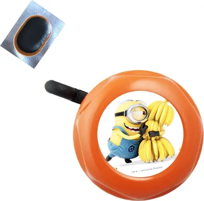 Produktbild von Minions Fahrradklingel Fahrrad Klingel für Kinderfahrräder inkl. Schlauchflicken