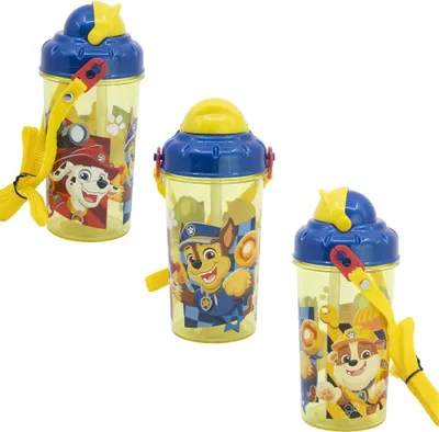 Produktbild von Paw Patrol Chase Rubble Marshall Wasserflasche Trinkflasche Flasche 465 ml