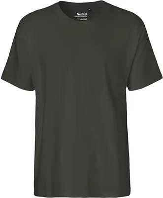Produktbild von Neutral O60001 | Herren Classic T-Shirt / 100% Fairtrade Baumwolle - Farbe: Charcoal - Größe: S