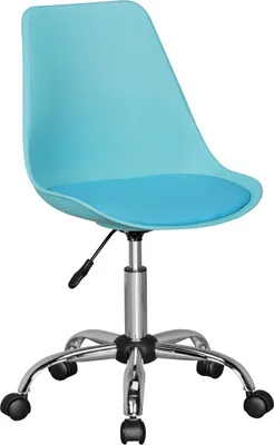 Produktbild von FineBuy HAINAN | Drehstuhl mit Kunstleder-Sitzfläche | Design Drehsessel Wartezimmerstuhl ist höhenverstellbar | Schreibtischstuhl mit Rückenlehne | Bürostuhl / Jugendstuhl mit Schalensitz