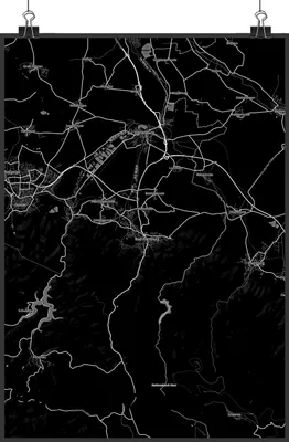 Produktbild von Mr. & Mrs. Panda Bild Bad Harzburg DIN A4 - Geschenk, Stadt Dorf Karte Landkarte Map Stadtplan, drucke, Plakat, kunstdruck poster, Wanddekoration, wanddeko