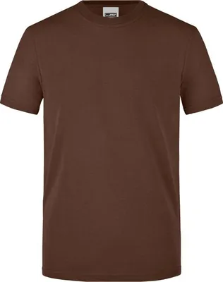 Produktbild von James & Nicholson Mens Workwear T-Shirt Gr. 3XL, braun