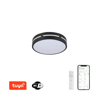 Immagine prodotto di Immax NEO LITE PERFECTO Apparecchio da soffitto intelligente D30cm, 24W nero Tuya Wi-Fi
