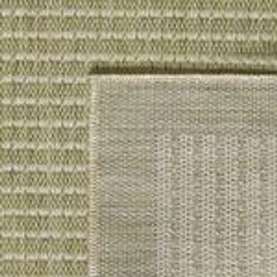 Produktbild von Outdoor Teppich Wetterfest Terrasse Balkon Garten Küchenteppich Einfarbiges Design Flachgewebe Sisal Look Waschbarer Teppich Verschiedene Große : 240 X 340 cm , Farbe : Grün