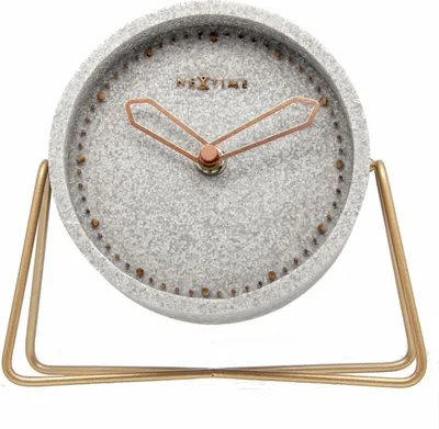 Produktbild von NeXtime 5204GS, Tisch, Rund, Grau, Harz, 175 mm, 50 mm