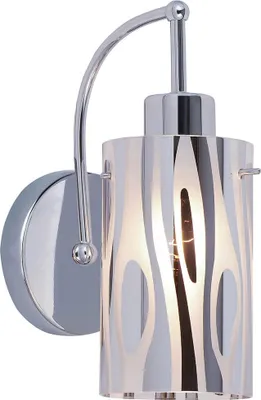 Zdjęcie produktu dla Kinkiet TRIPLET chromowany biały-czarny 1xE27x60W szkło wym:45x12x12cm IP20 Italux