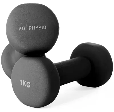 Produktbild von Hantelset Kurzhantel Handgewicht - 1 bis 10 kg - Gusseisen - 2er Set - Neopren - Für Training zu Hause