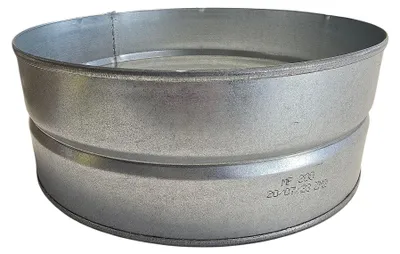 Produktbild von Muffe 80 mm aus verzinktem Stahl für Lüftungssysteme und Formteile