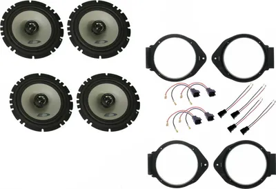 Produktbild von Alpine Lautsprecher Set Tür vorn hinten für Opel Meriva B Bj 10 -17 440 Watt