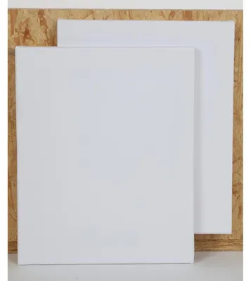 Image de 6x 2x kit de toile de coton à peindre 24x30cm pour peinture à l'huile et acrylique