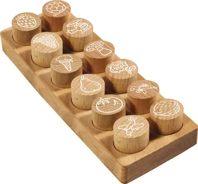 Produktbild von COLOP WOODIES Stempel-Set "Mix" retail