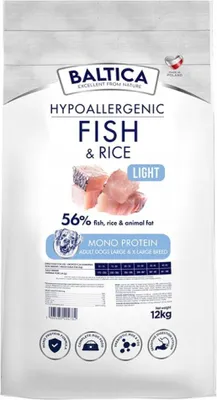 Produktbild von BALTICA NUTRACEUTIC Hypoallergenic Fish & Rice XL/L große Rassen 12 kg