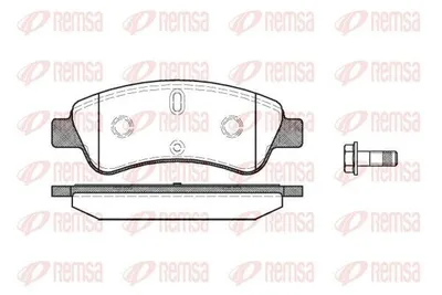 Produktbild von REMSA Bremsbeläge Satz Vorne Bremsklötze für OPEL Corsa F 0840.10