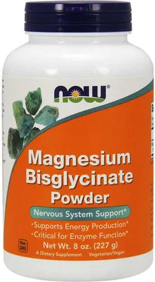 Produktbild von Magnesiumbisglycinat 250 mg 277g Pulver Now Foods