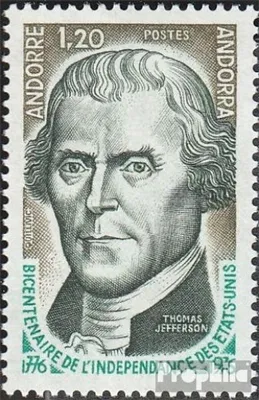Produktbild von Briefmarken Andorra - Französische Post 1976 Mi 276 (kompl.Ausg.) postfrisch USA