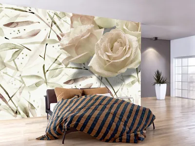 Produktbild von Vlies Fototapete 350x256 cm Tapeten Wandtapete XXL Blumen Rose b-A-0205-a-c