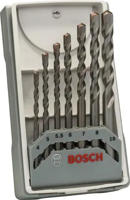 Produktbild von 7-tlg. CYL-3 Betonbohrer-Set, 4/5/5,5/7/8/10 mm
