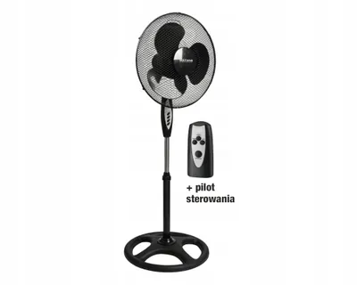 Obrázok produktu pre Podlahový ventilátor čierny+pilot 40cm
