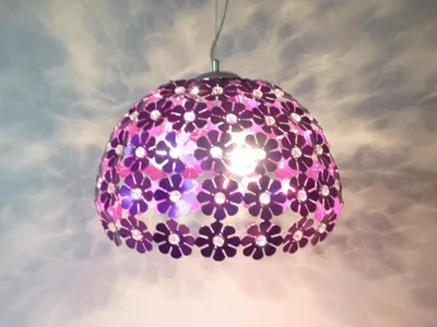 Produktbild von Pendelleuchte Florence 40cm lila Hängeleuchte