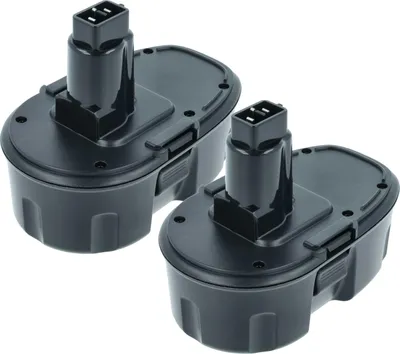 Produktbild von EXTENSILO 2x Akku kompatibel mit Dewalt DC385K, DC380N, DC380KB, DC385B, DC385, DC330KA, DC330K, DC380KA, DC330N Werkzeug (3300 mAh, NiMH, 18 V)