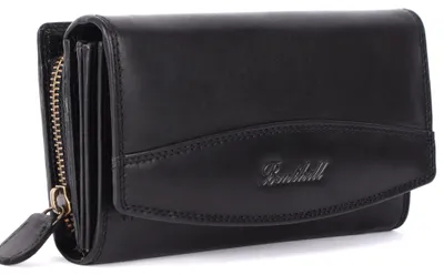 Produktbild von Benthill Damen Geldbörse Leder XXL - Großes Portemonnaie mit RFID Schutz - Echtleder Vintage Damenbörse inkl. Geschenkbox