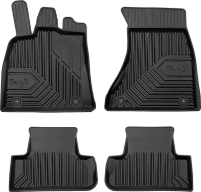 Image de Tapis de Sol de Voiture pour Audi Q5 I 2008-2016 / SQ5 I 2013-2016 TPE Noir 4Pcs