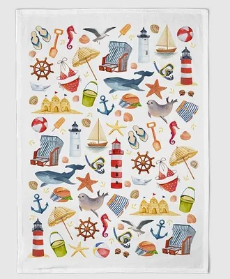 Produktbild von Geschirrtuch Tag am Meer, Geschirrtücher Mitbringsel Geschenkidee, maritim