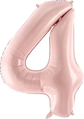 Produktbild von Ballon fol.Cyfra 4 72cm j.rosa 34303