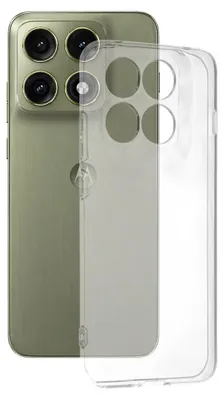 Obrázok produktu pre Obal Techsuit – priehľadný silikónový obal pre Motorola Edge 70 Pro – transparentný