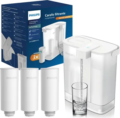 Obrázek produktu pro Automatický filtr změkčovače vody PHILIPS AWP2980WHS3. součástí balení jsou 3 kazety.