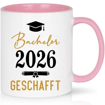 Obrázok produktu pre Šálka na kávu, kolekcia Bachelor 2026, darčeková edícia, 320 ml, ružová keramika