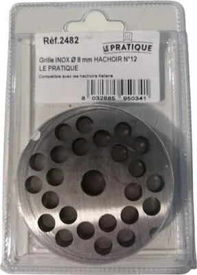 Image de Grille Inox ø 8 Mm Universelle Hachoir N°12 - Le Pratique