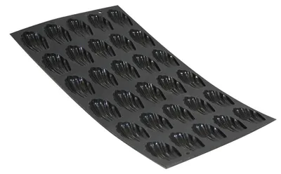 Silikon-Backform, schwarz, 27,9 x 20,1 x 10,9 cm, 30 Mulden