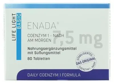 Immagine prodotto di LIFE LIGHT Enada Coenzima 1 NADH Compresse, 80 compresse